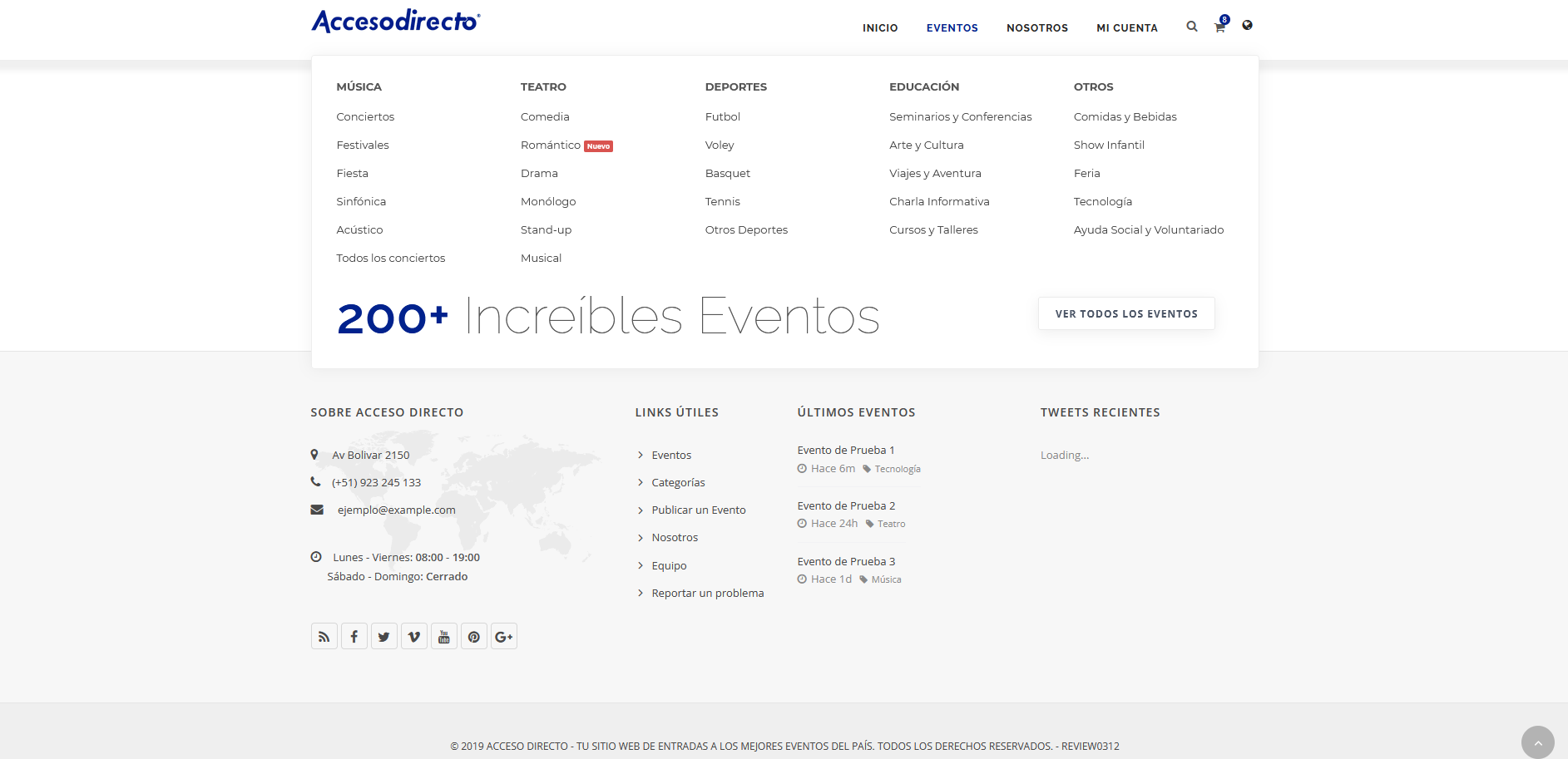 AccesoDirecto: Event Ticketing System