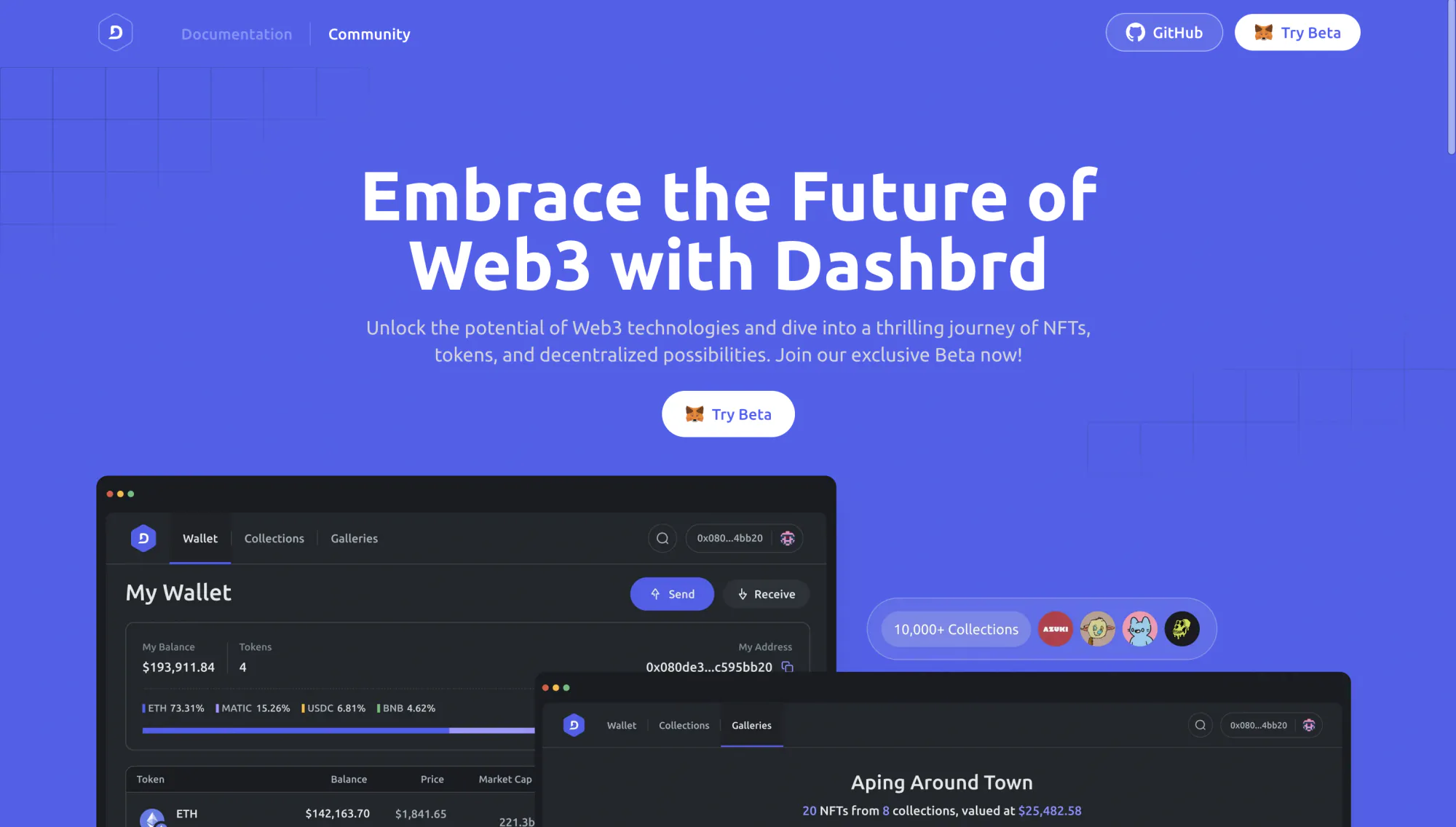 Dashbrd: NFT Portfolio Dashboard