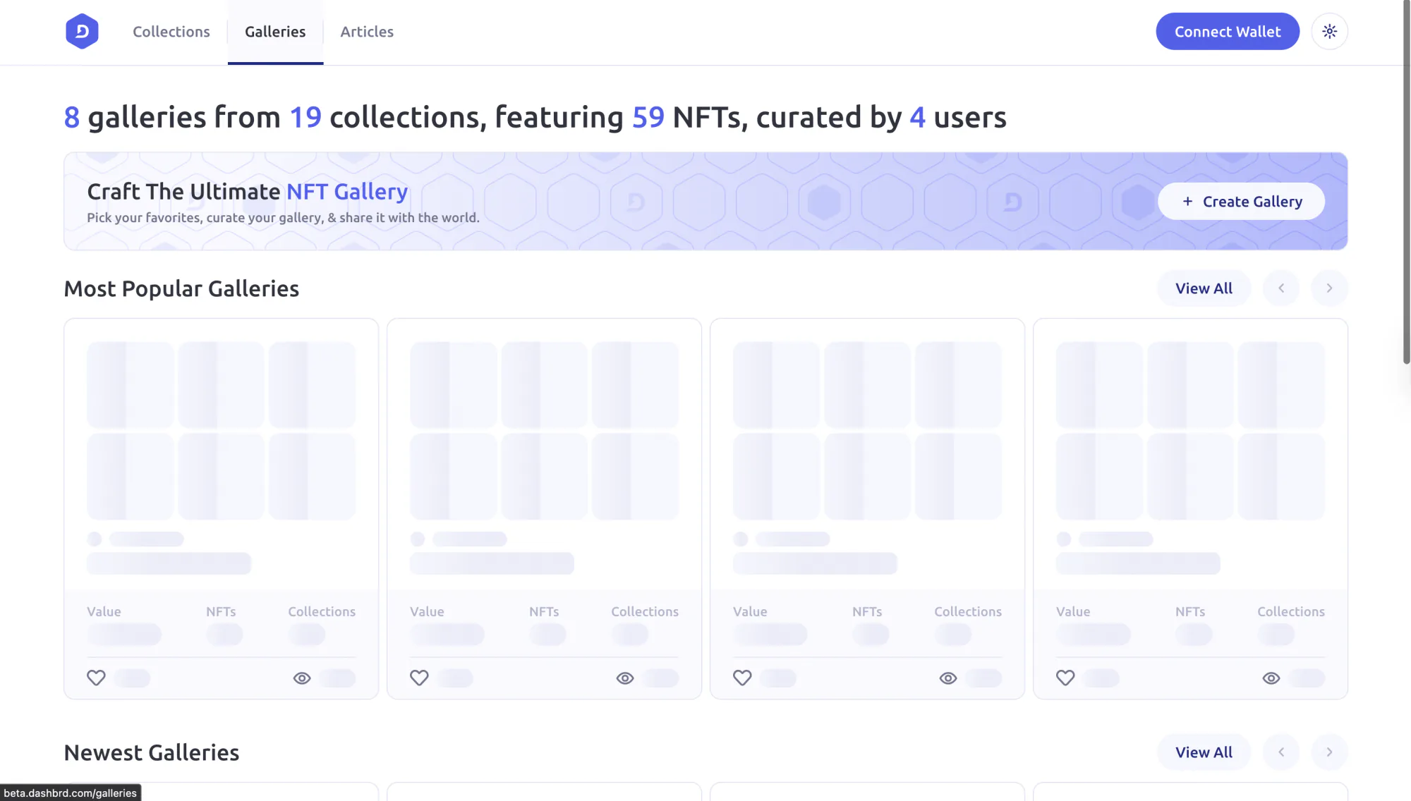 Dashbrd: NFT Portfolio Dashboard