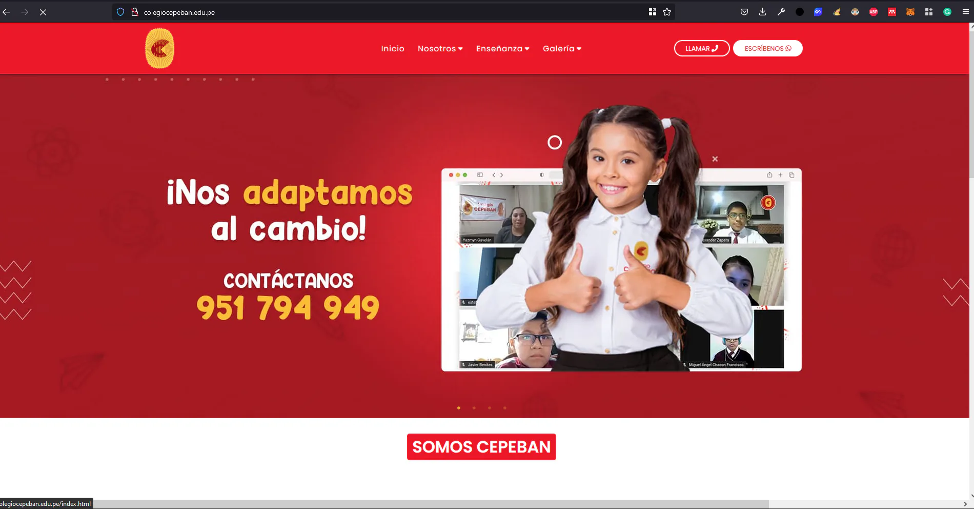 Cepeban School Website