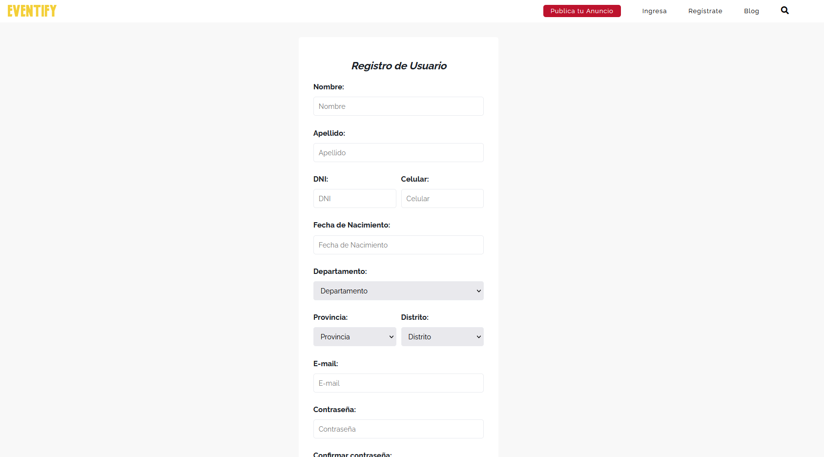 Eventify: Event Management Platform