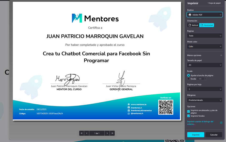 Mentores: MOOC Marketplace