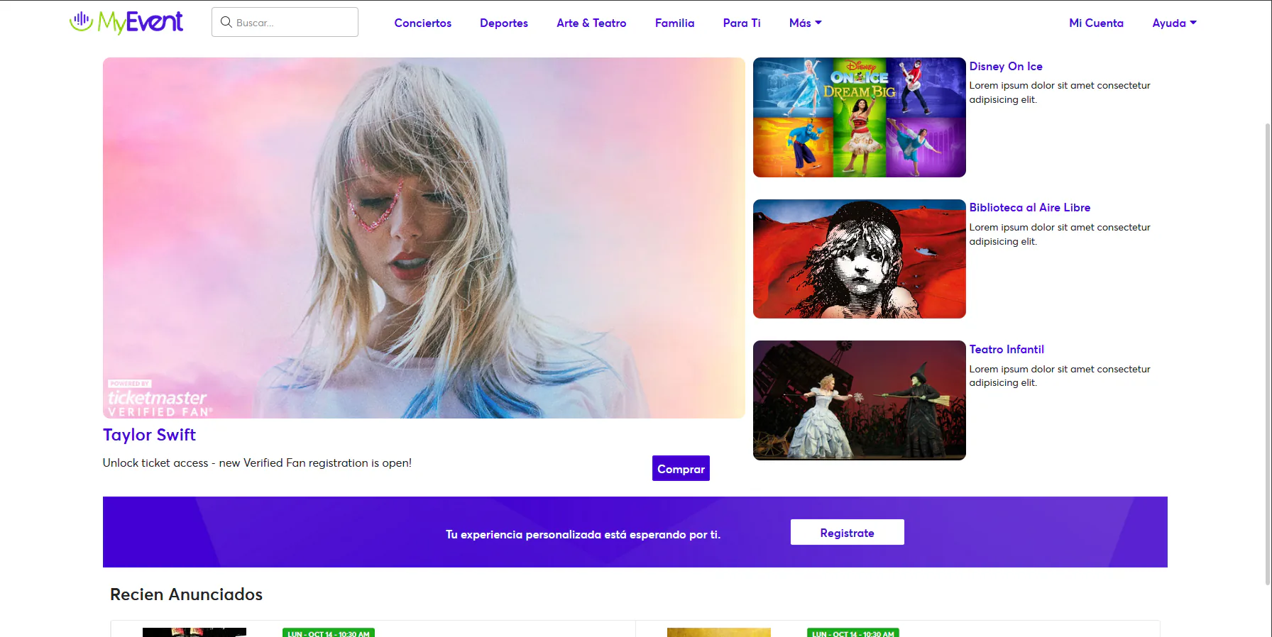 MyEvent: Event Ticketing Platform