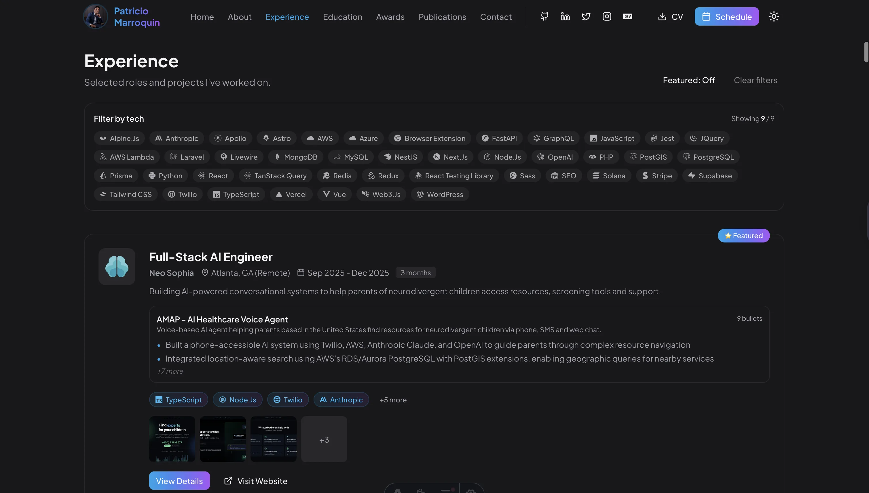 Personal Portfolio