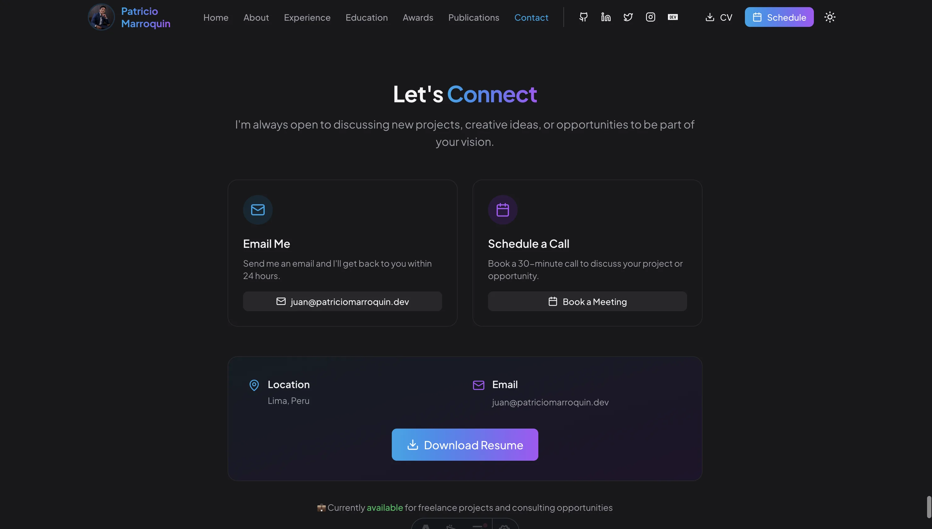 Personal Portfolio